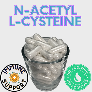 N-ACETYL L-CYSTEINE CAPSULE PHOTO - NO ADDITIVES - PROVIDES IMMUNE SUPPORT