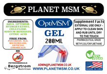 MSM Gel - OptiMSM 200ml