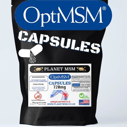MSM CAPSULES - Pure Distilled OptiMSM - Prices From:
